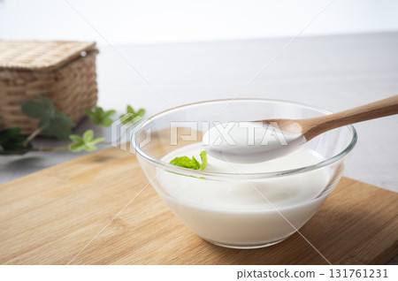 plain yogurt plain yogurt 131761231