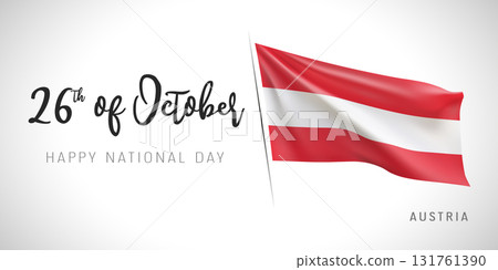Austria national day vector banner, greeting card Austria national day vector banner, greeting card 131761390