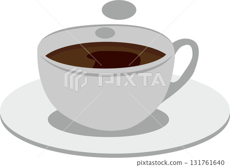 簡單的咖啡插畫-簡單的蒸汽 簡單的咖啡插畫-簡單的蒸汽 131761640