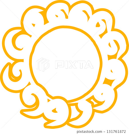 Sun symbols hand drawn, sunshine, sunset, sunlight 131761872