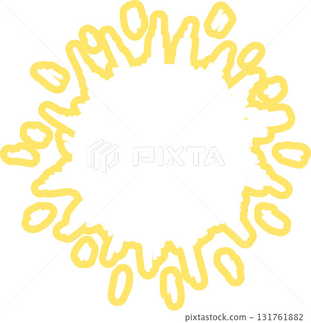 Sun symbols hand drawn, sunshine, sunset, sunlight 131761882