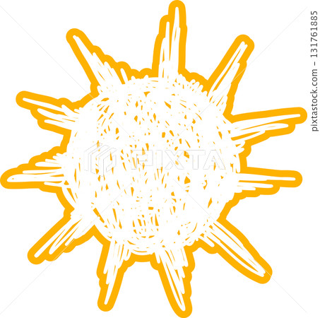 Sun symbols hand drawn, sunshine, sunset, sunlight Sun symbols hand drawn, sunshine, sunset, sunlight 131761885