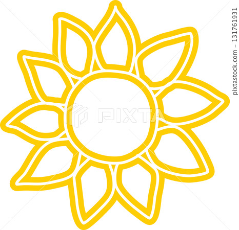 Sun symbols hand drawn, sunshine, sunset, sunlight 131761931