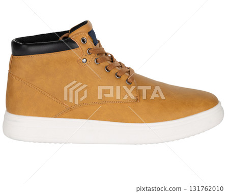 Brown casual sneaker boot with white sole 131762010
