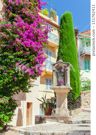 Street view of Cannes, France. Vibrant Mediterranean street scene 131762411
