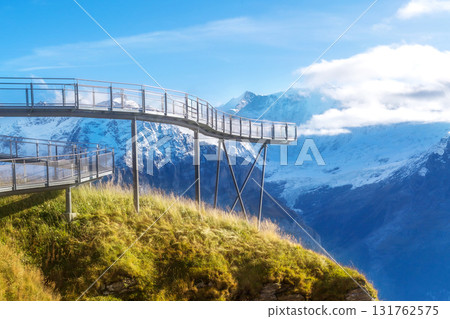 Switzerland, Grindelwald First Cliff Walk platform Switzerland, Grindelwald First Cliff Walk platform 131762575