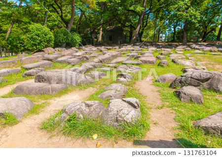 Nagoya Castle's foundation stone 131763104