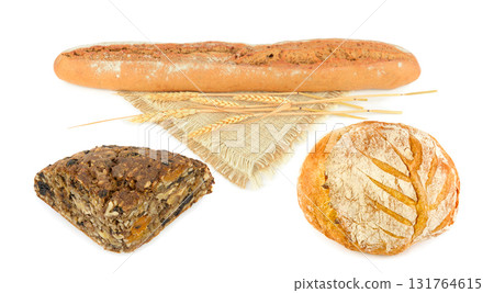 Healthy Baking Concept with Multiseed Bread 131764615