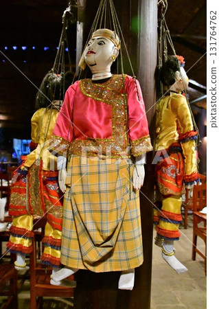 緬甸，蒲甘，木偶戲，木偶 131764762