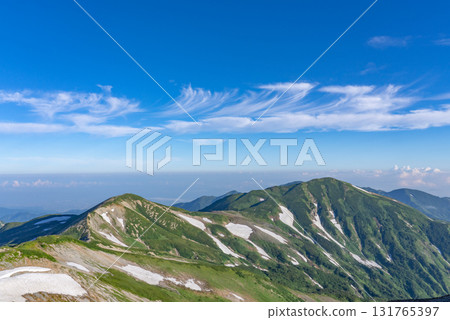 Ridge 01 from the Northern Alps to Niigata Ridge 01 from the Northern Alps to Niigata 131765397