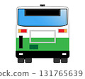 Route bus seen from behind 131765639