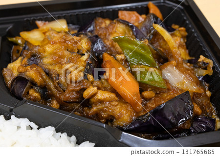 Delicious Mapo Eggplant Chinese Lunch Box Delicious Mapo Eggplant Chinese Lunch Box 131765685