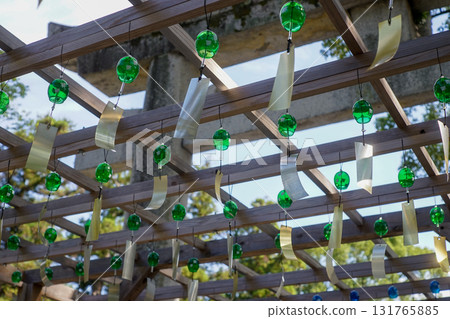 Dazaifu Tenmangu Shrine, Wind Chime Path, Summer Festival, Wooden Structure, Cultural Heritage 131765885