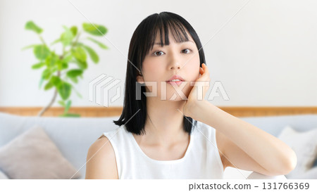 年輕女性的美麗與健康形象 131766369