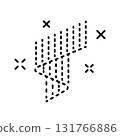 簡單的極光圖標，極地圖標 131766886
