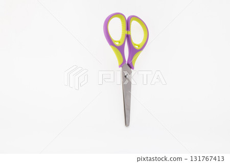Colorful scissors on white background. Colorful scissors on white background. 131767413