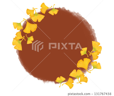 Watercolor-style ginkgo illustration autumn frame and speech bubble material | Natural design that gives you a taste of Japanese autumn Watercolor-style ginkgo illustration autumn frame and speech bubble material | Natural design that gives you a taste of Japanese autumn 131767438