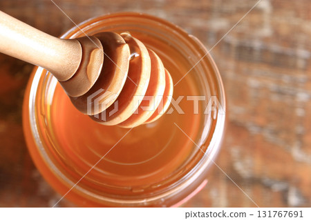 Honey 6 Honey in a glass container 131767691
