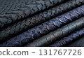 Fabric Ripstop Nylon Texture, Structured Grid Patterns for Durable Textile Strength 131767726