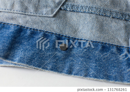 soft blue denim fabric with texture 131768261