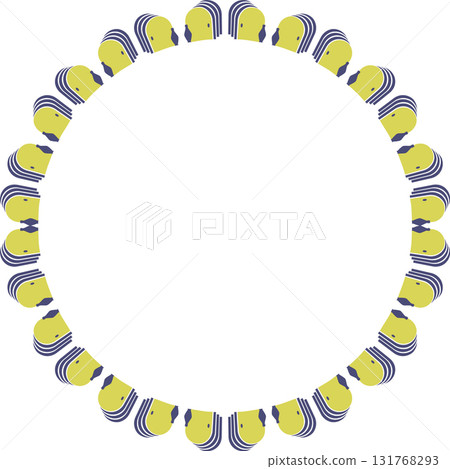 Colorful empty frame. Vector frame for text. Modern Art baby shower graphic element for design Colorful empty frame. Vector frame for text. Modern Art baby shower graphic element for design 131768293