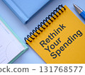 Rethink your spending note. Budget control. 131768577