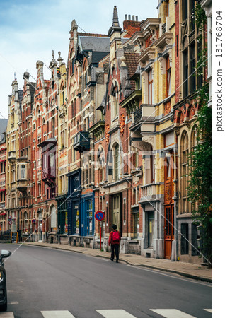 Ghent, Belgium - October 3, 2025 - Autumn day in Historical center of Ghent Ghent, Belgium - October 3, 2025 - Autumn day in Historical center of Ghent 131768704