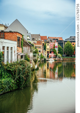 Ghent, Belgium - October 3, 2025 - Autumn day in Historical center of Ghent Ghent, Belgium - October 3, 2025 - Autumn day in Historical center of Ghent 131768756