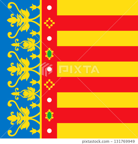 Valencia - square flag 131769949