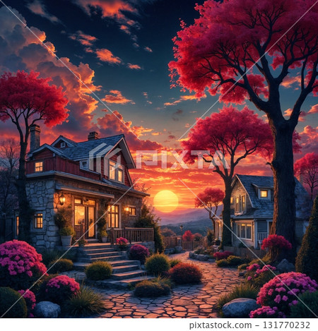 Hotel complex in the mountains 131770232