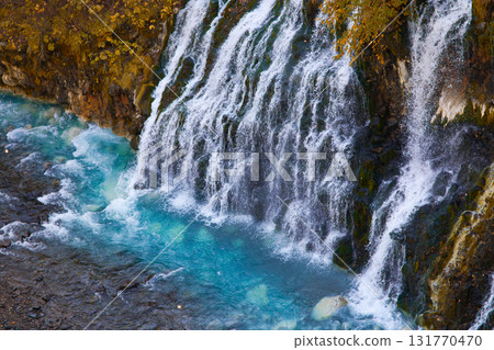 White mustache waterfall 131770470