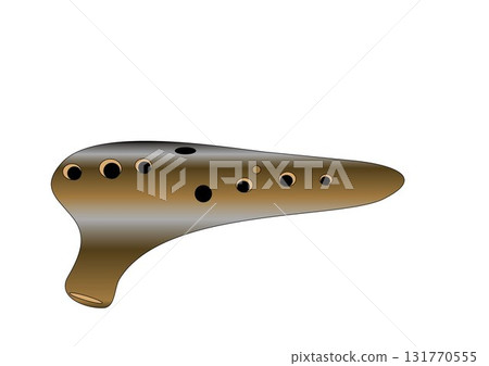 簡單的陶笛插圖 131770555