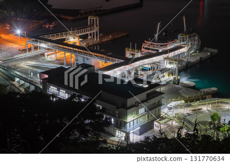 從天然恐龍公園看到的渡輪碼頭 從天然恐龍公園看到的渡輪碼頭 131770634