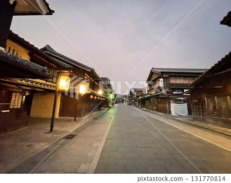 Ise Jingu Inner Shrine Approach: Early Morning Purification Street 131770814