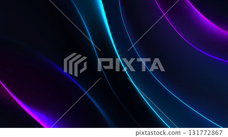 霓虹波紋未來主義背景 131772867