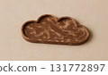 Jesmonite cloud-shaped accessory tray (chocolate marble) 131772897