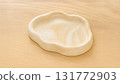 Jesmonite cloud-shaped accessory tray (mocha marble) 131772903
