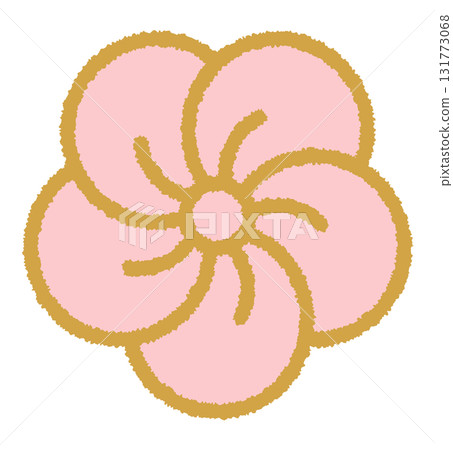 簡單梅花插畫-3-1-pink6 131773068