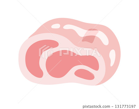 Illustration of raw pork block icon Illustration of raw pork block icon 131773197