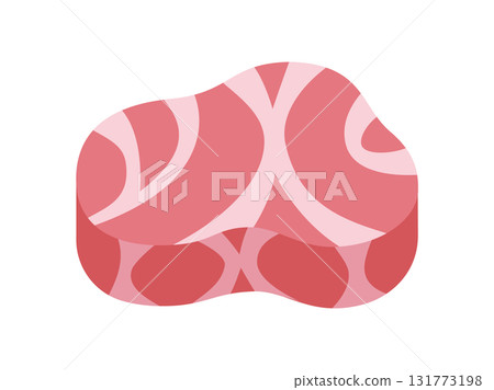 Illustration of raw fillet steak meat icon Illustration of raw fillet steak meat icon 131773198