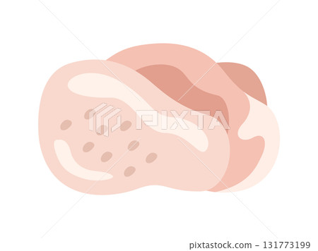 Illustration of a raw chicken thigh icon Illustration of a raw chicken thigh icon 131773199