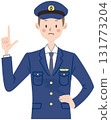 警告警察的插圖 131773204