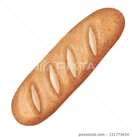 bread on white background bread on white background 131773634