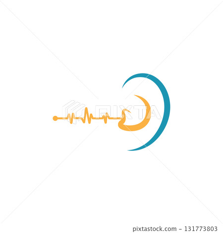 ear hearing logo template vector ear hearing logo template vector 131773803