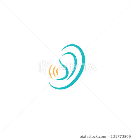 ear hearing logo template vector ear hearing logo template vector 131773809