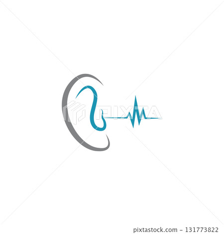 ear hearing logo template vector ear hearing logo template vector 131773822