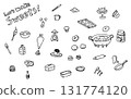 烘焙插畫（線條） 131774120