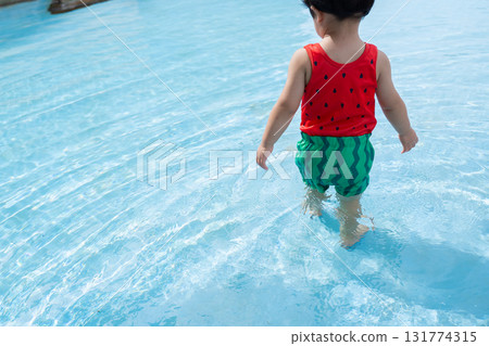 Children playing in water Children playing in water 131774315