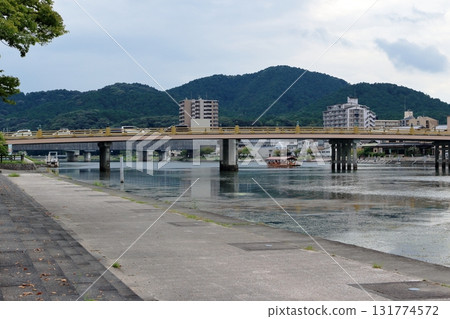 瀨田川與瀨田唐橋的風景 瀨田川與瀨田唐橋的風景 131774572