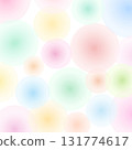 Gentle polka dot background in spring colors (pastel colors) 131774617